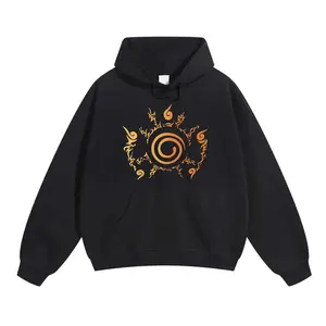 [sale up to 50%]Oversized Naruto Hoodie, Hooded Sweatshirt for Guys, Anime Print Hoodie, Anime Outfits, Casual Hoodie for Men, Cotton