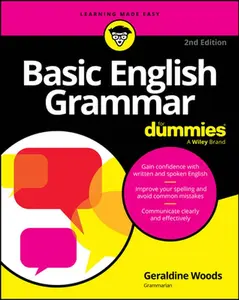 USED-Basic English Grammar for Dummies by Woods, Geraldine (Paperback)