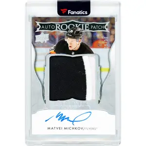 Matvei Michkov Philadelphia Flyers Autographed 2024-25 Upper Deck The Cup Exquisite Rookie Patch Auto #EC- #25/39 Rookie Card - Fanatics Authentic Certified