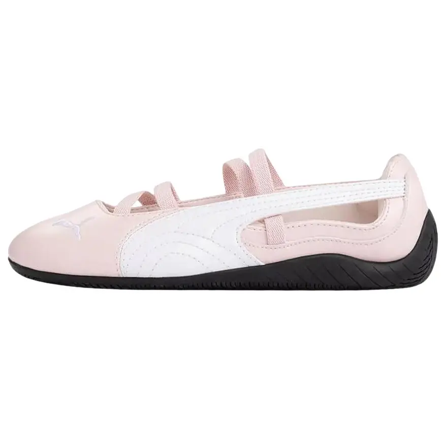 Puma Women's Speedcat Ballet Shoe, Metallic Pink Breathable Mesh Slip-On, Lightweight Comfortable Casual Footwear, Sneaker, Sports Shoes, Feminine Look, Everyday Wear, Female Shoes