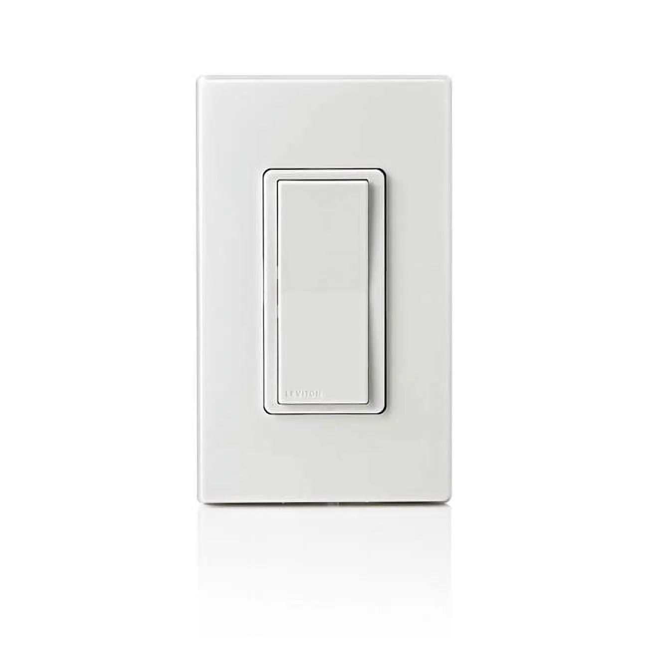 Leviton Manufacturing 3009173 Decora Smart Anywhere WiFi Wall Light Switch - Single Pole or 3-Way, White, Smart Control, Wireless, Smart Control Wall Light Switches, Wifi Wall Light Switches