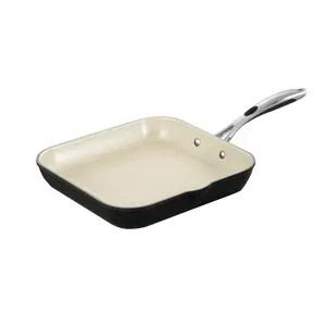 Ceramica Deluxe 11 Inch Ceramic Square Grill Pan