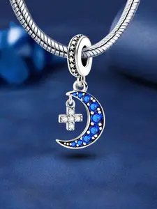 Moon & Star Design Pendant Charms, Fashionable Beading & Jewelry Making Accessories for Women, Trendy All-match & Exquisite DIY Jewelry Making Kit for Gift