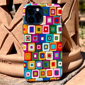 iPhone Tough Case - Atelier Blanket Squares Bright