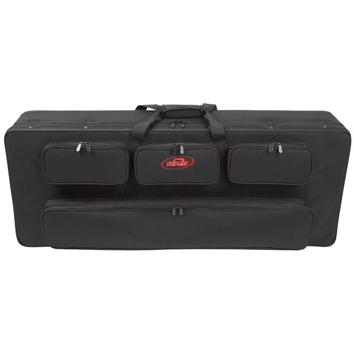 SKB Cases SC4115 Hybrid Bowcase - Weather-Resistant Archery Storage with Rigid Foam Interior, Hook Straps, 4 Exterior Pockets, Shoulder Strap, Arrow Storage & Interior Dimensions for 40" Long Bows, Black, Fits Bows Up To 40" Long, Weatherproof, 8 Lbs