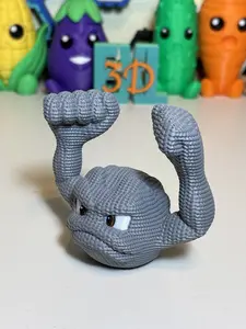 Faux Knit Geodude Figure