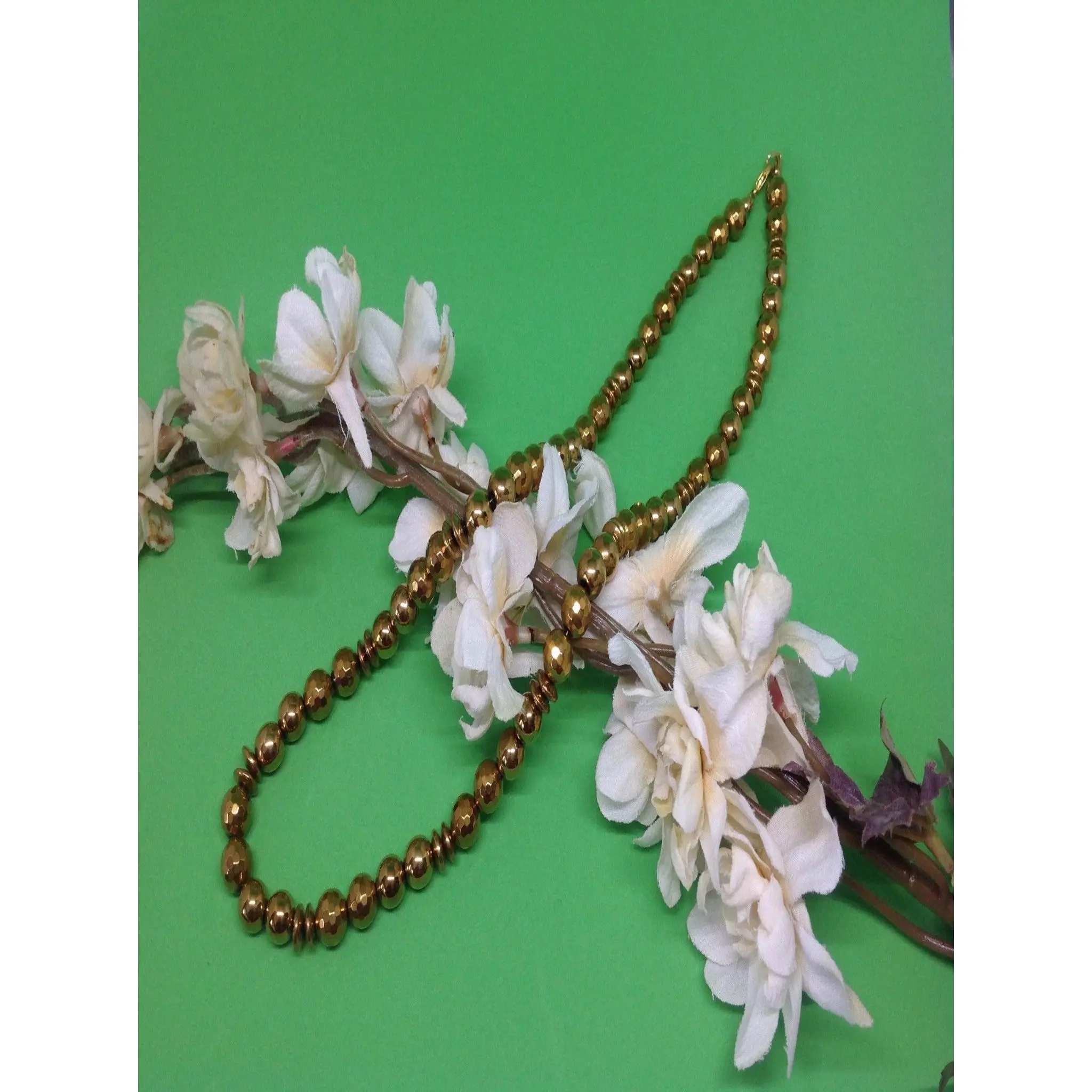 Gold Hematite Necklace