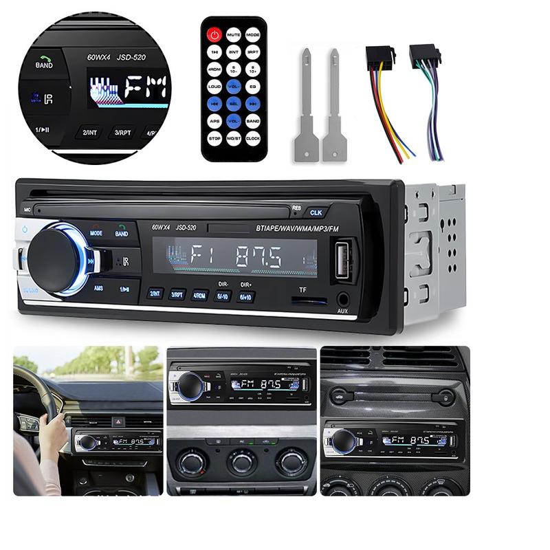 Upgrade Car Radio Player Stereo Audio In-Dash FM Aux Input Receiver SD ...