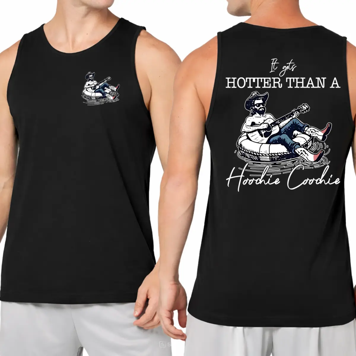 Hotter Than A Hoochie Coochie Tank Top, Gift For Fan, Unisex Tshirt, Graphic Tee For Women, For Men Classic Top