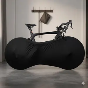 Foldable Bike Cover Waterproof Scratch Resistant Universal Fit for Multiple Bikes Portable Storage Dustproof Wheel Frame Protection Outdoor Parking Rain Snow UV Proof Riding Gear