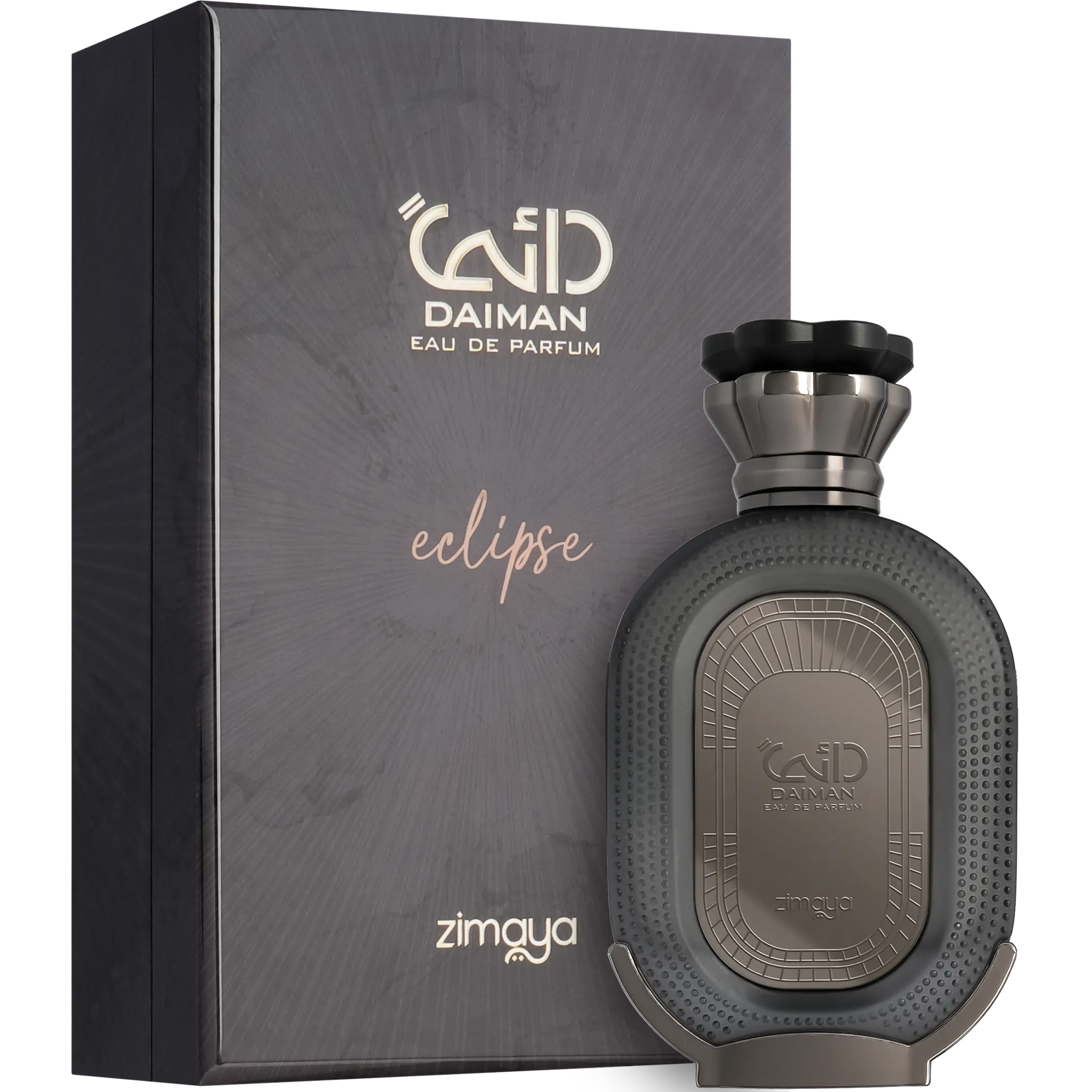 ZIMAYA DAIMAN ECLIPSE FOR MEN 3.4 OZ EADU DE PARFUM Bold Modern Masculinity with Bergamot Violet Leaf Amber Patchouli Fragrance