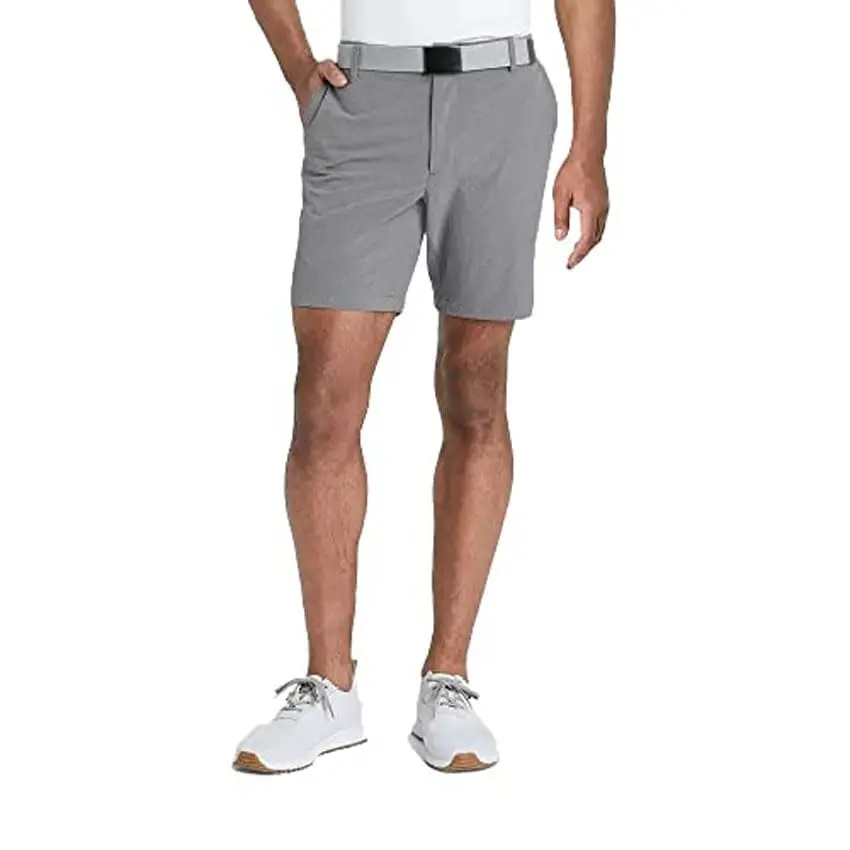 All In Motion Men's 8" Golf Shorts - Quick-Dry UPF 50+ Performance Athletic Shorts with 4-Way Stretch & Zippered Pockets