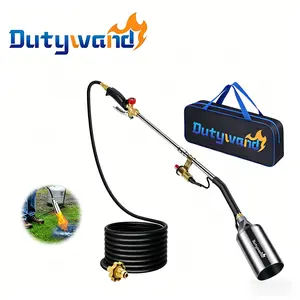 【Fathersdaygift】Propane Torch Weed Burner Kit, High Output with Long Mode, 10FT Hose Heavy Duty Blow Torch Flametorch with Ignite charcoal and Turbo Trigger for Weeding,Roofing,Melting Ice,BBQ,SummerVibes #fathersdaygift