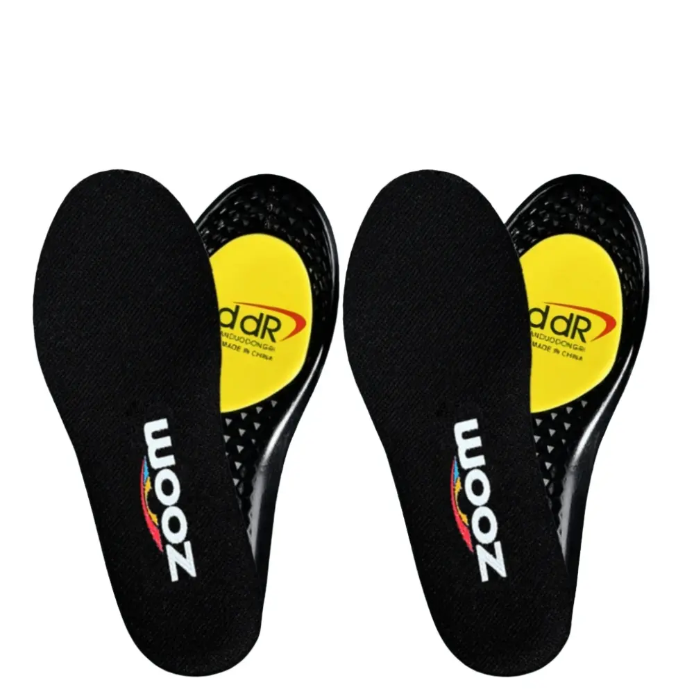 PU Leather Height Increase Insoles, 2-Pair Multipack of Ultra-Thin Athletic Inserts for Cleats and Shoes - Shock-Absorbing for All Seasons, Lightweight Cushioned Soles