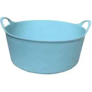 Tuff Stuff Products S4-SBL 4 gal Tuff Flex Tub - Sky Blue