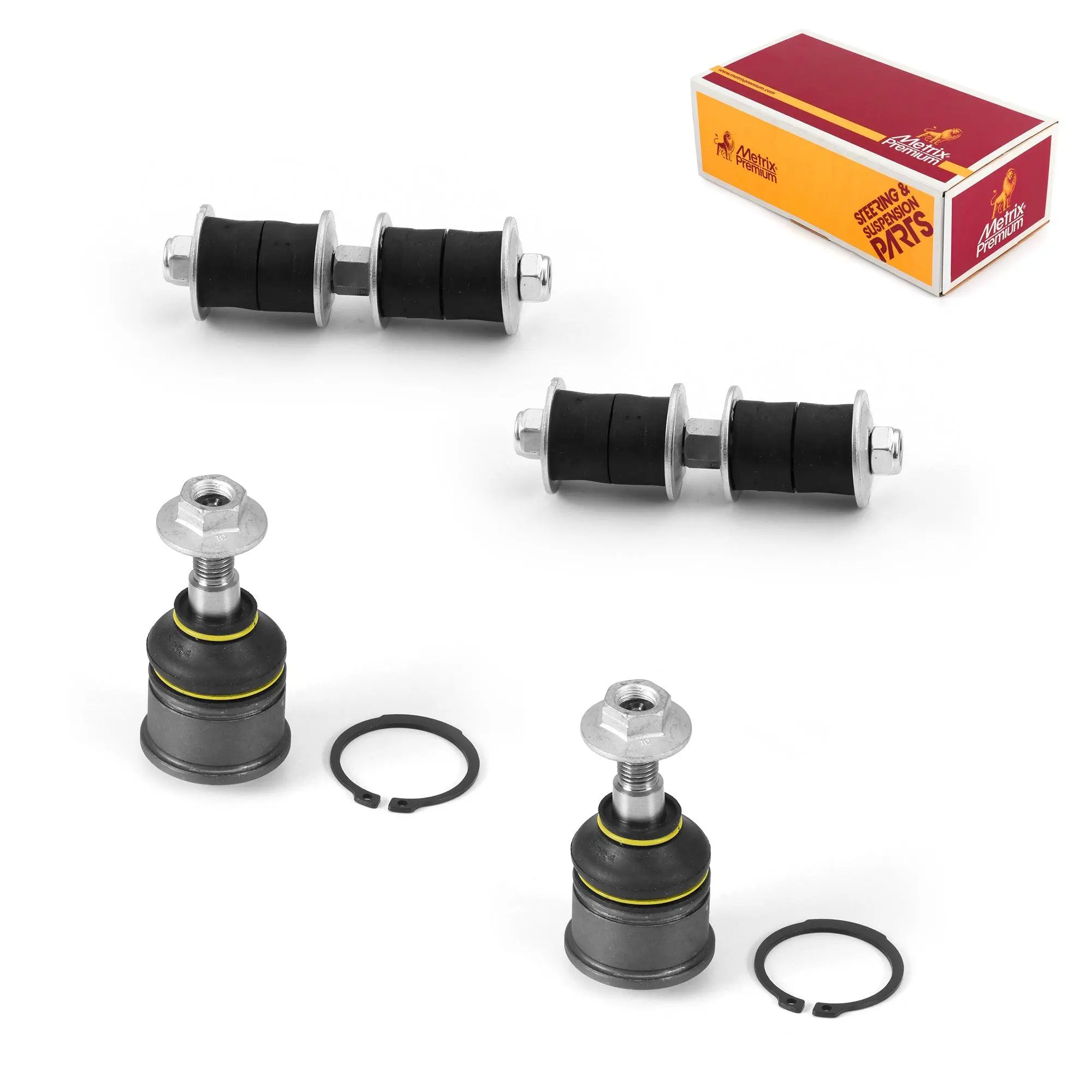 4 PC Front Stabilizer Bar Link and Front Lower Ball Joint Kit  97060MT