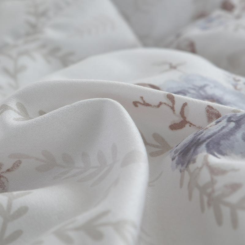 2/3PCS Floral Reversible Comforter Set, Twin/Queen/King Size All-Season Cozy Bedding, Fresh Bloom Print, Ultra Soft Quilt Set with 1 Comforter & 1/2 Pillowcases, Machine Washable, Wrinkle & Fade Resistant Bed in a Bag, Room Decor, Perfect Gift