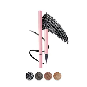 Brow Sculptor Dual-Ended Eyebrow Pen with Hair-Like Ink & Tinted Gel for Volumizing Brows in 4 Shades with Avocado Oil & Vitamin E