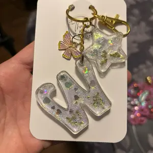 Alphabet letter keychain