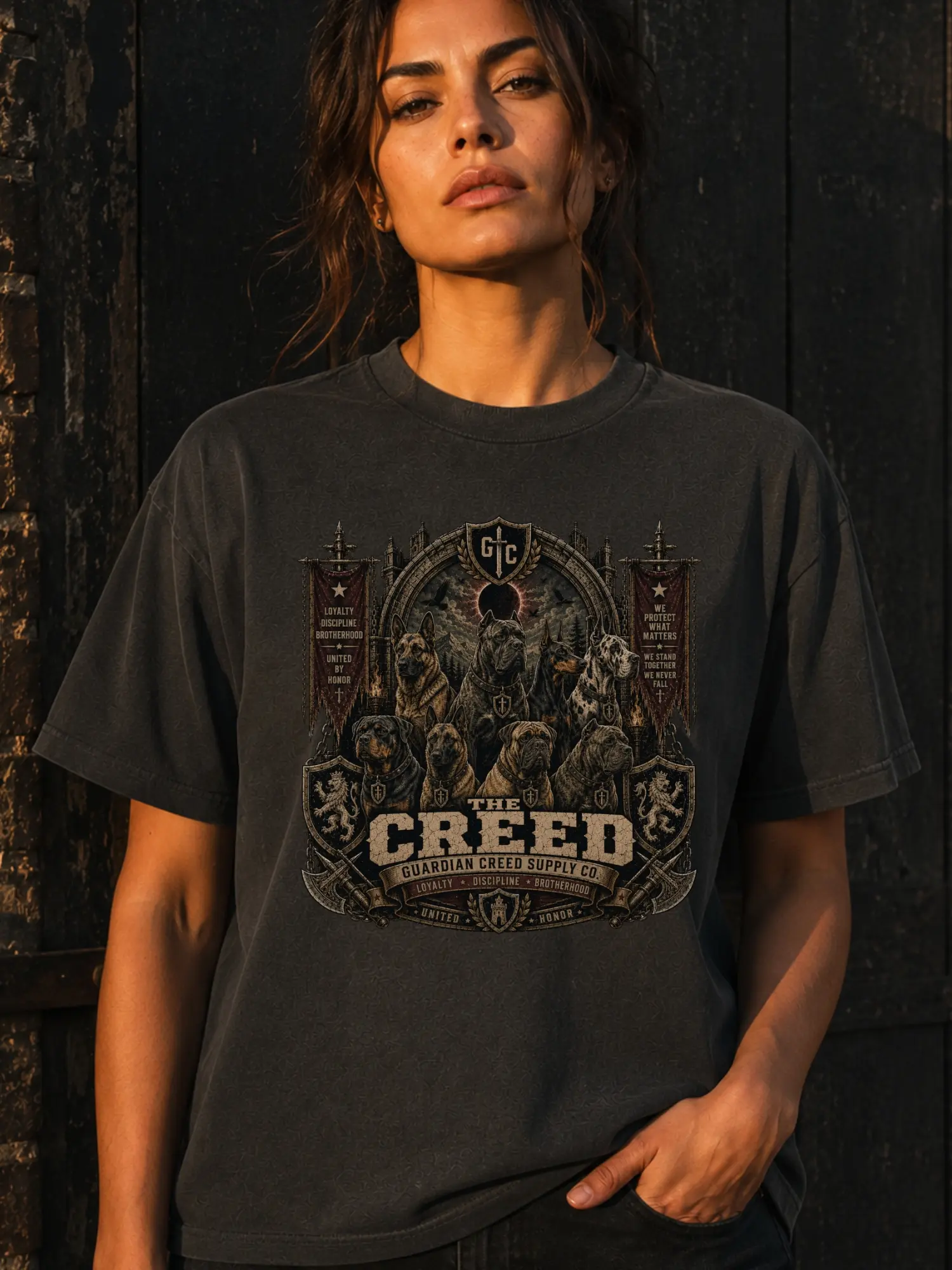 Guardian Creed Supply Co Multi Breed Dog Shirt | The Creed Working Dog Tee | Dog Dad Gift | Dog Mom Gift