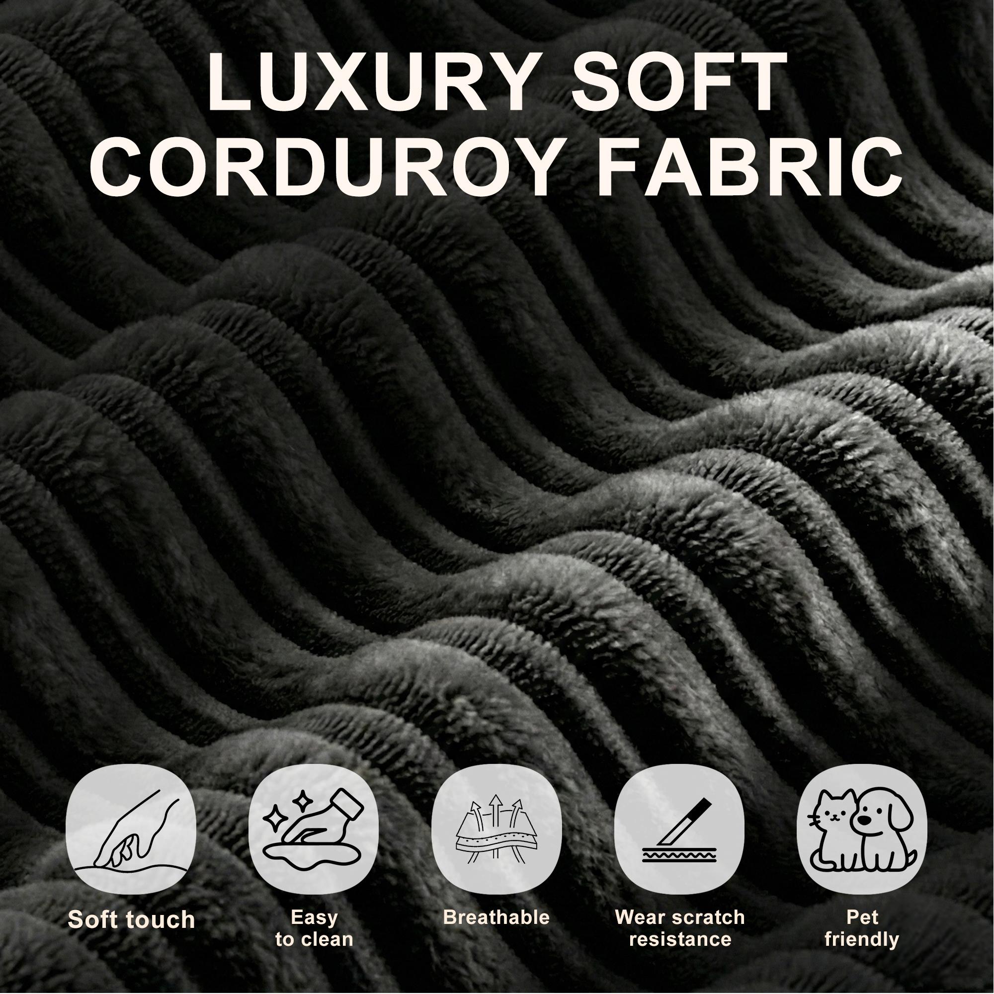 [2 Packages Shipping] 106‘’L-Shaped Modular Sectional Sofa - Comfy Cloud 3-Seater,Cloud Boneless Modular CouchDeep Seat Linen Couch for Living Room,No Assembly Velvet Plush Chenille sleeper conference to furniture fur nature oversized