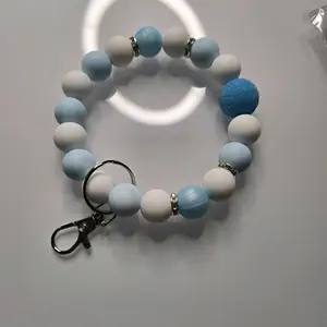 Beaded Wristlet Keychain