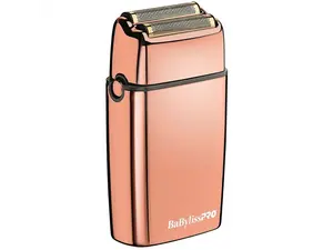 BaByliss PRO  FOILFX02  Cordless Metal ROSE GOLD Double Foil Shaver FXFS2RG-ROSE GOLD