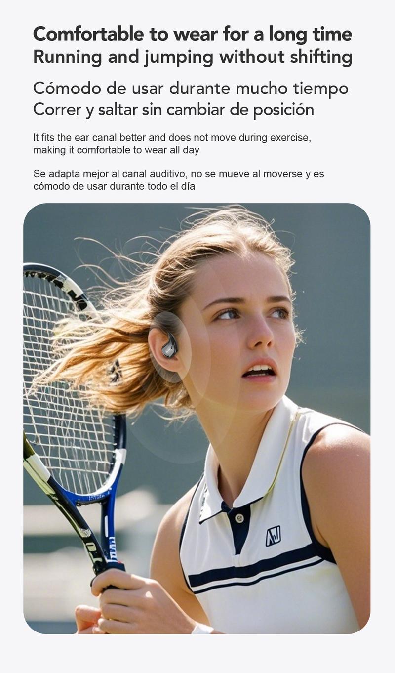 ERAZER XT66Pro OWS Translation Wireless Bluetooth Earphones Support 135 Languages Real Time Bluetooth Translation Earbuds HIFI Sound Quality Light-Weight Headphones Built-in Microphone Support Phone Calls Music AI Chat