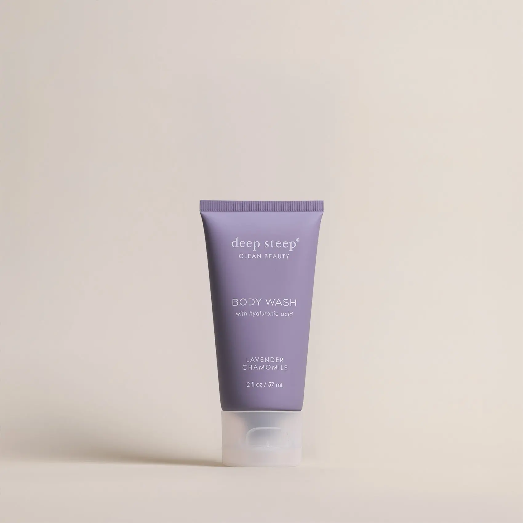 Herbal Coconut Shea Body Wash Cleanser, Lavender Chamomile Scent, Travel-Size Body Care Product, Argan