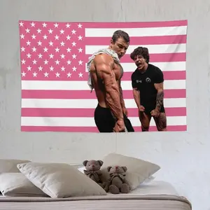 TREN TWINS Flag/Tapestry-Wall decor-Fan small for Room Indoor Decor Ornaments Celebrity USA Flag, Home Decor Banners Lightweight
