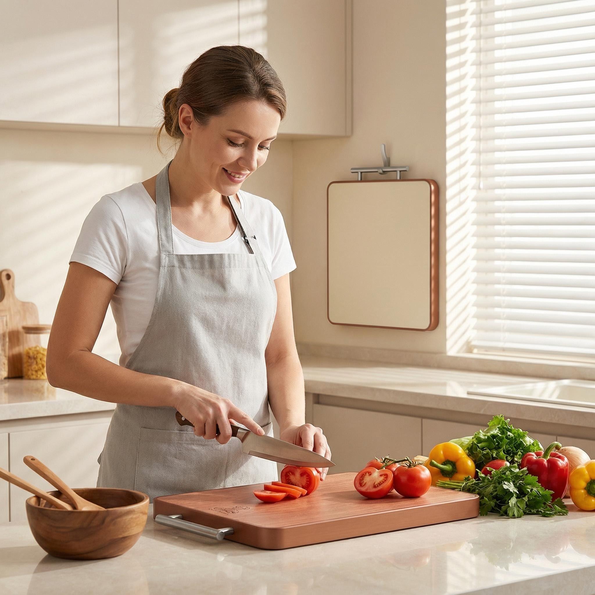 Ebony Wood & PP Cutting Board