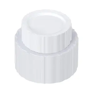 Plastic Disposable Plates, 100 Pcs White Plastic Plates, Heavy Duty Plastic Plates with 50 Pcs 9.8 Inch Plastic Dinner Plates and 50 Pcs 7.5 Inch Plastic Dessert Plates, for Wedding and Party