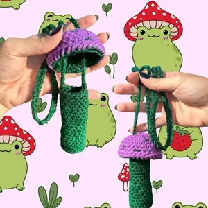 Mushroom Breeze Vape Holder - Handmade  Design for Easy Carry and Stylish Storage
