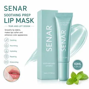 Peel-Off Lip Care Gel with Cooling Feel, Lightweight Lip Mask, Soothing Prep Lip Mask,Lasting Moisture and Deep Nourishment, Lip Care, Light and Non-Sticky