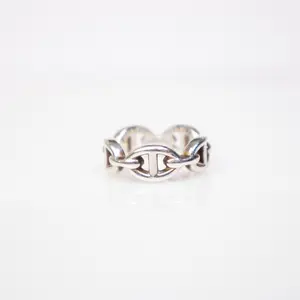 Pre-owned HERMÈS silver Bag Accessories Hermes Chain D'Ancre Ring H26012958