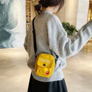 Waterproof Canvas Crossbody Bag for Daily Use, Lightweight Compact Travel Bag for Women
