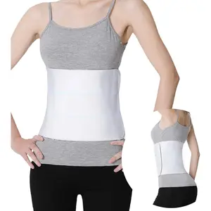 MUSE NOTE Post-Surgery Abdominal Binder for Men & Women - 3-Panel Elastic Waist Band (30"-45") for Bariatric/Tummy Tuck Support, Hernia & Lipo Compression| Latex-Free Breathable Belly Wrap (9" Width)