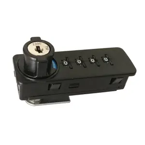 FixtureDisplays Combination Cam Lock Master Key Cabinet Combo Lock Drawer Lock Donation Box Lock Pass Code Pin Work with 22 GA Sheet Metal, Can Modify to Work with 3/4" Wood Door 18619-1PK-NF