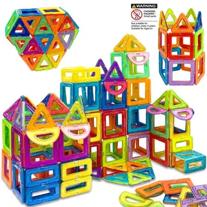 Magnetic Toy Set, Magnetic Building Tiles, Magnetic Construction Set, Stem Educational Learning Toys, Hands-On Ability Development, Perfect Halloween Gift for Family Games