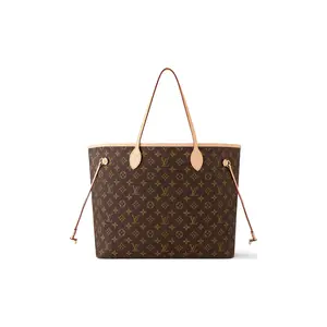 Pre-owned Louis Vuitton Canvas Tote Bags Neverfull GM Monogram Tote Bag with Beige Interior
