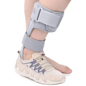 Medical AFO Foot Drop Brace - Drop Foot Braces for Walking - AFO Brace Walking with Shoe - Ankle Foot Orthosis for Stroke - Drop Foot Stabilizer Support for Men & Women Medium-Left (Comfort)