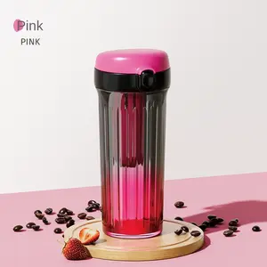 (Buy 2 at half price)Portable double drinking  tritan high value ins adult water cup elastic cover with tea septum leak-proof and coffee cup Bottle Drinkware Tumbler Mug kids  water