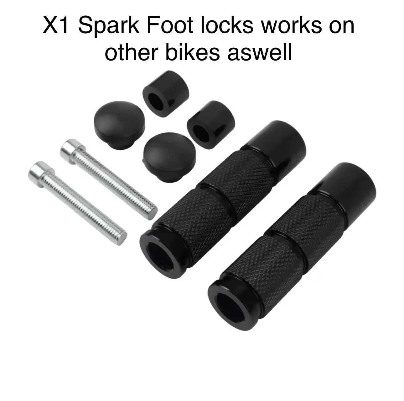 x1 Spark Foot Locks work on other bikes aswell