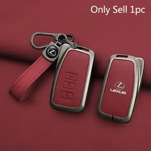 3 Button Zine Alloy Car Key Case Shell Cover Holder For Lexus NX GS RX IS ES GX LX RC 200 250 350 LS 450H 300H Key Protection Accessories