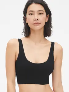 basic ribbed cropped top