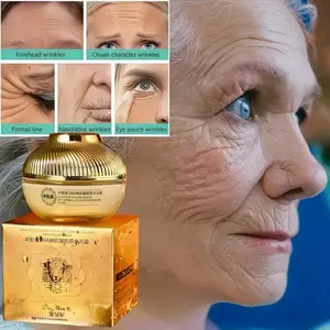 Luxury Korean beauty cream with placenta extract, collagen, DNA, niacinamide, and centella asiatica. Corrective firming cream for men and women, targeting wrinkles and crow's feet. European dermatology formula, suitable for all light beige skin tones.