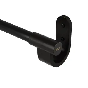 Umbra Bellwood Curtain Rod - Black Hardware for Window Hardware