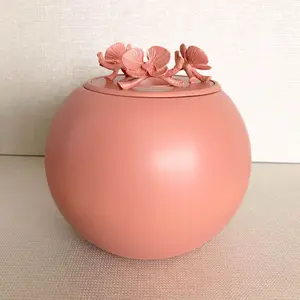 Orchid Urn for Loved ones [Keepsake Size] Handmade - Coral *PRE-ORDER*