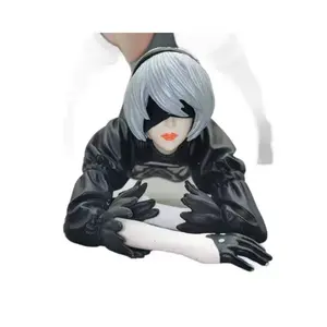 Popular 1/4 Scale 2B Anime Action Figure Toy Game Statue Ornament Adult Game Collectible Model Doll Gift Birthday Present Color Box Packaging