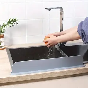 Silicone Sink Splash Guard, 1 Count Sink Splash Guard with Suction Cup, Dining Room Sink Splash Guard, Household Items, Water Splash Guard, Water Splash Proof